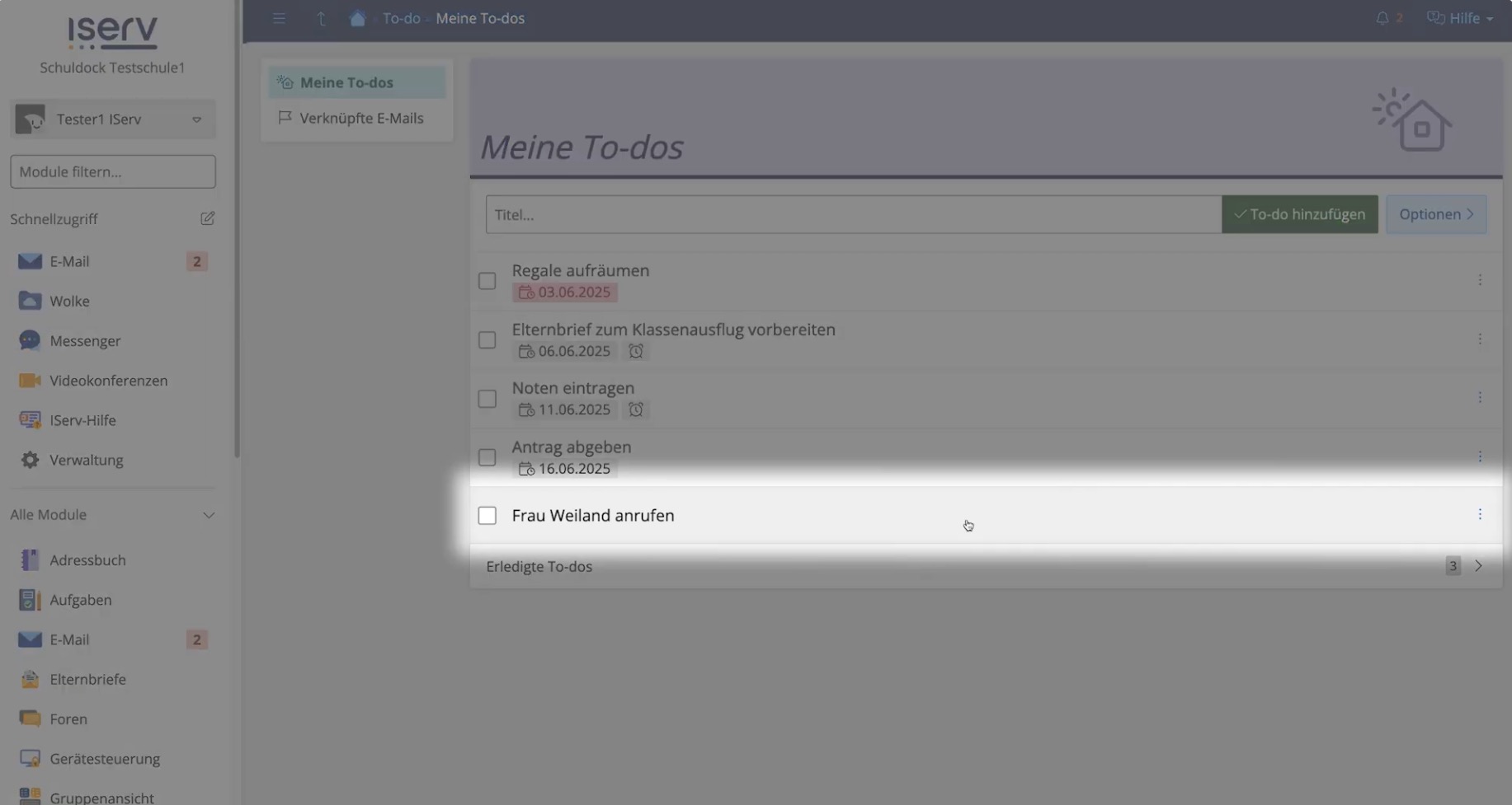 To-do bearbeiten 1
